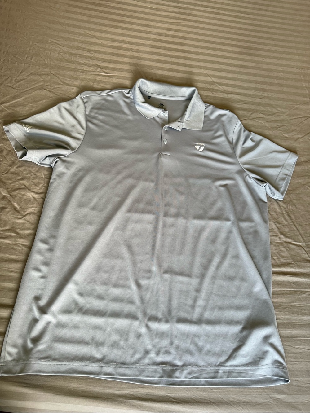 Light Gray Men's Polo Shirt - Performance Short Sleeve